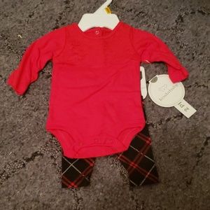 Newborn onesie and legging set